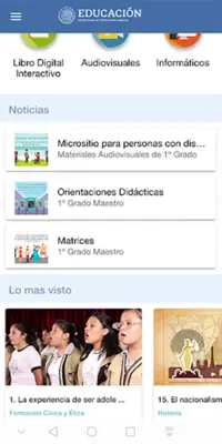 Telesecundaria android App screenshot 1